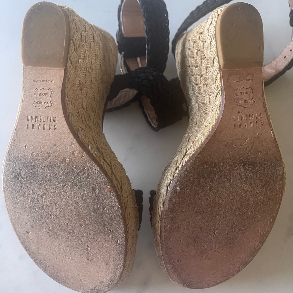 Stuart Weitzman Black Espadrilles - image 7
